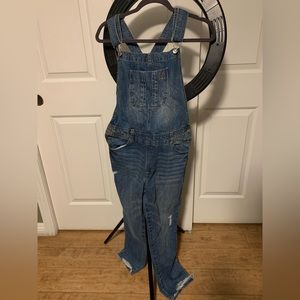 Denim overalls